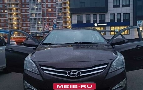 Hyundai Solaris II рестайлинг, 2015 год, 1 150 000 рублей, 3 фотография