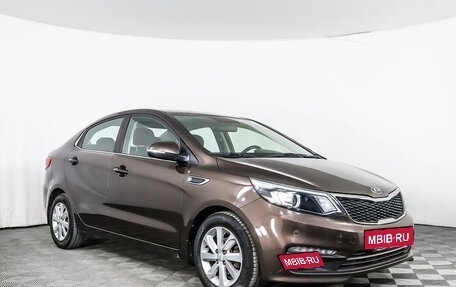 KIA Rio III рестайлинг, 2017 год, 1 399 377 рублей, 3 фотография