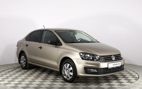 Volkswagen Polo VI (EU Market), 2016 год, 1 330 000 рублей, 3 фотография