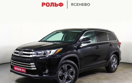 Toyota Highlander III, 2019 год, 4 550 000 рублей, 1 фотография