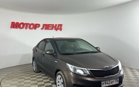 KIA Rio III рестайлинг, 2017 год, 1 133 000 рублей, 1 фотография