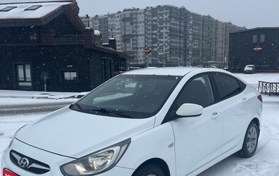 Hyundai Solaris II рестайлинг, 2011 год, 710 000 рублей, 1 фотография