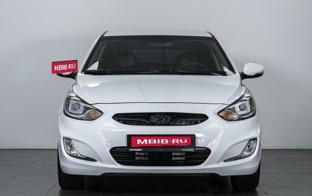 Hyundai Solaris II рестайлинг, 2011 год, 859 000 рублей, 3 фотография