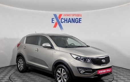 KIA Sportage III, 2014 год, 1 573 000 рублей, 2 фотография