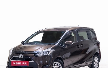 Toyota Sienta II, 2016 год, 1 399 000 рублей, 2 фотография