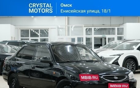 Hyundai Accent II, 2007 год, 489 000 рублей, 1 фотография