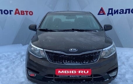 KIA Rio III рестайлинг, 2015 год, 870 000 рублей, 2 фотография