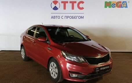 KIA Rio III рестайлинг, 2016 год, 1 020 000 рублей, 3 фотография