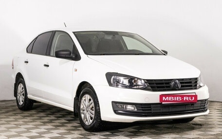 Volkswagen Polo VI (EU Market), 2016 год, 899 000 рублей, 3 фотография