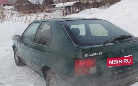 Renault 19 II, 1989 год, 120 000 рублей, 3 фотография