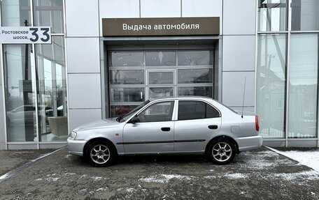 Hyundai Accent II, 2004 год, 490 000 рублей, 13 фотография