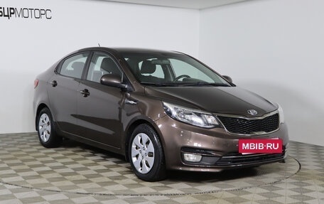 KIA Rio III рестайлинг, 2016 год, 899 990 рублей, 3 фотография