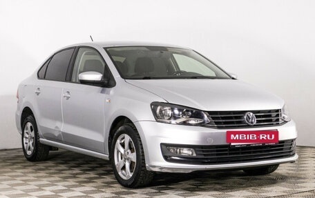 Volkswagen Polo VI (EU Market), 2016 год, 1 673 373 рублей, 3 фотография