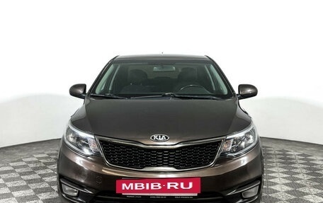 KIA Rio III рестайлинг, 2016 год, 997 000 рублей, 2 фотография