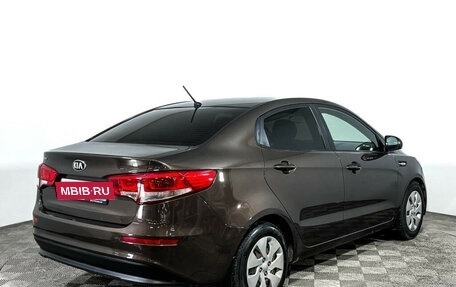 KIA Rio III рестайлинг, 2016 год, 997 000 рублей, 5 фотография