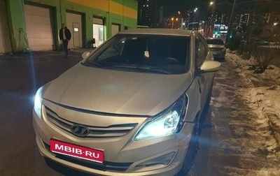 Hyundai Solaris II рестайлинг, 2015 год, 420 000 рублей, 1 фотография