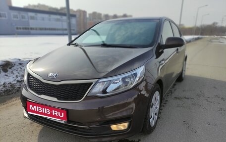 KIA Rio III рестайлинг, 2016 год, 1 050 000 рублей, 1 фотография