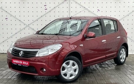 Renault Sandero I, 2010 год, 645 000 рублей, 1 фотография