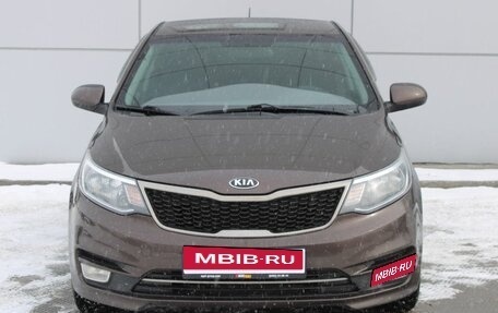 KIA Rio III рестайлинг, 2016 год, 1 079 000 рублей, 2 фотография