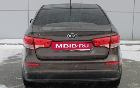 KIA Rio III рестайлинг, 2016 год, 1 079 000 рублей, 6 фотография