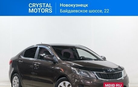 KIA Rio III рестайлинг, 2014 год, 829 000 рублей, 2 фотография