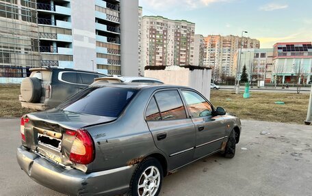 Hyundai Accent II, 2004 год, 135 000 рублей, 3 фотография