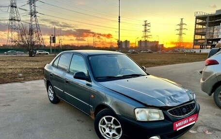 Hyundai Accent II, 2004 год, 135 000 рублей, 2 фотография