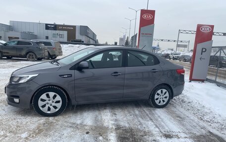 KIA Rio III рестайлинг, 2015 год, 1 400 000 рублей, 21 фотография