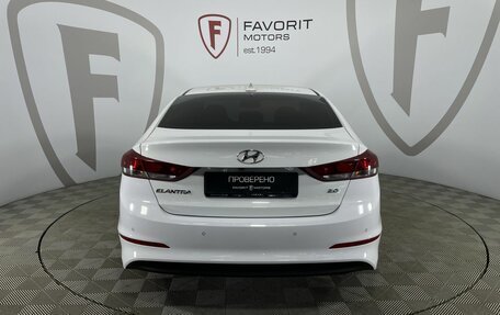 Hyundai Elantra VI рестайлинг, 2018 год, 1 635 000 рублей, 3 фотография