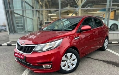 KIA Rio III рестайлинг, 2016 год, 850 999 рублей, 1 фотография