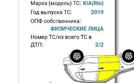 KIA Rio IV, 2019 год, 1 268 000 рублей, 4 фотография