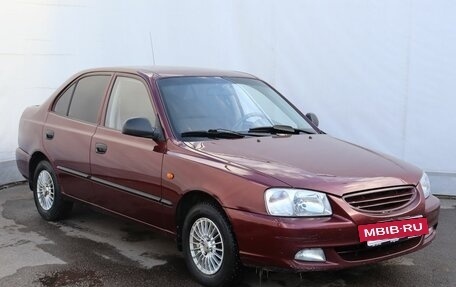 Hyundai Accent II, 2007 год, 429 000 рублей, 3 фотография