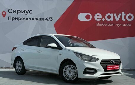 Hyundai Solaris II рестайлинг, 2018 год, 990 000 рублей, 3 фотография