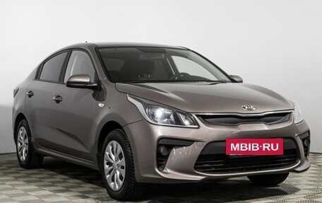KIA Rio IV, 2017 год, 1 370 000 рублей, 3 фотография