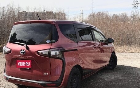 Toyota Sienta II, 2016 год, 1 430 000 рублей, 5 фотография