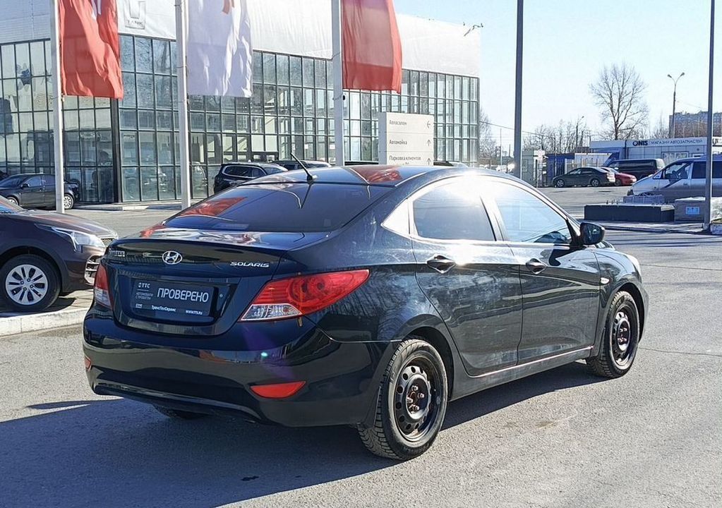 Hyundai Solaris I, 2014 год, 599 000 рублей, 5 фотография