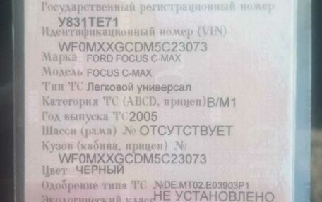 Ford C-MAX I рестайлинг, 2005 год, 510 000 рублей, 9 фотография