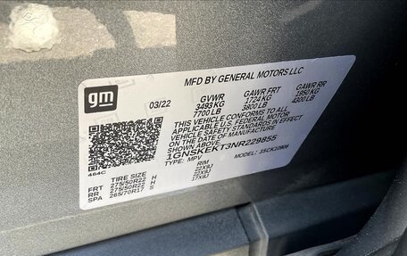 Chevrolet Suburban, 2022 год, 7 141 534 рублей, 30 фотография