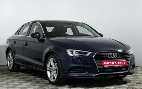 Audi A3, 2018 год, 2 059 898 рублей, 3 фотография