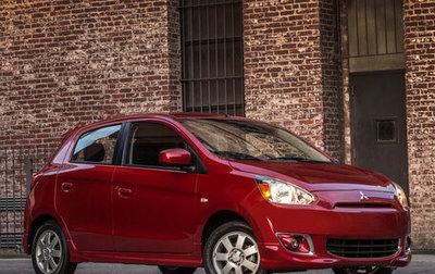 Mitsubishi Mirage VI рестайлинг, 2014 год, 610 000 рублей, 1 фотография