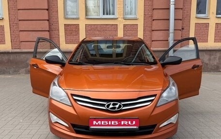 Hyundai Solaris II рестайлинг, 2014 год, 890 000 рублей, 2 фотография