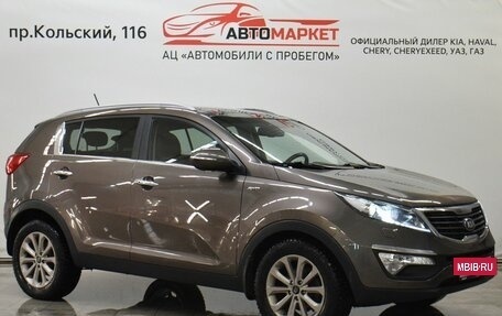 KIA Sportage III, 2013 год, 1 399 000 рублей, 2 фотография