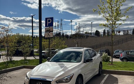 Infiniti Q50 I рестайлинг, 2018 год, 3 350 000 рублей, 4 фотография
