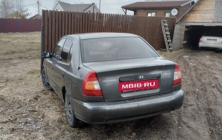 Hyundai Accent II, 2003 год, 110 000 рублей, 3 фотография