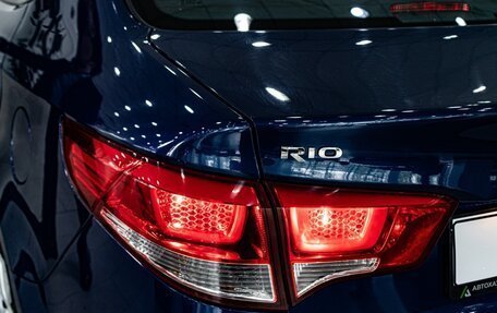 KIA Rio III рестайлинг, 2016 год, 1 198 000 рублей, 10 фотография