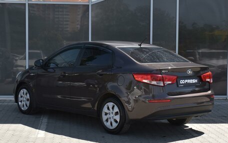 KIA Rio III рестайлинг, 2016 год, 999 000 рублей, 2 фотография