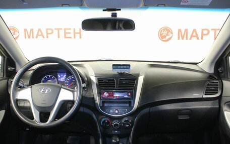 Hyundai Solaris II рестайлинг, 2011 год, 895 000 рублей, 14 фотография