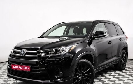 Toyota Highlander III, 2019 год, 4 098 000 рублей, 1 фотография
