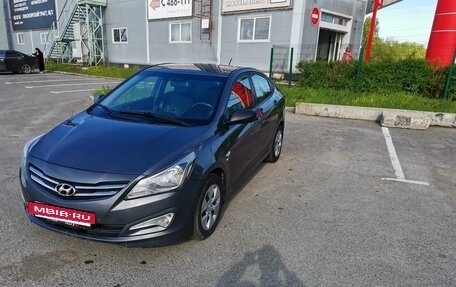 Hyundai Solaris II рестайлинг, 2016 год, 1 100 000 рублей, 3 фотография
