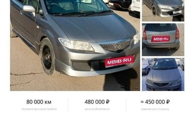 Mazda Premacy III, 2003 год, 450 000 рублей, 1 фотография